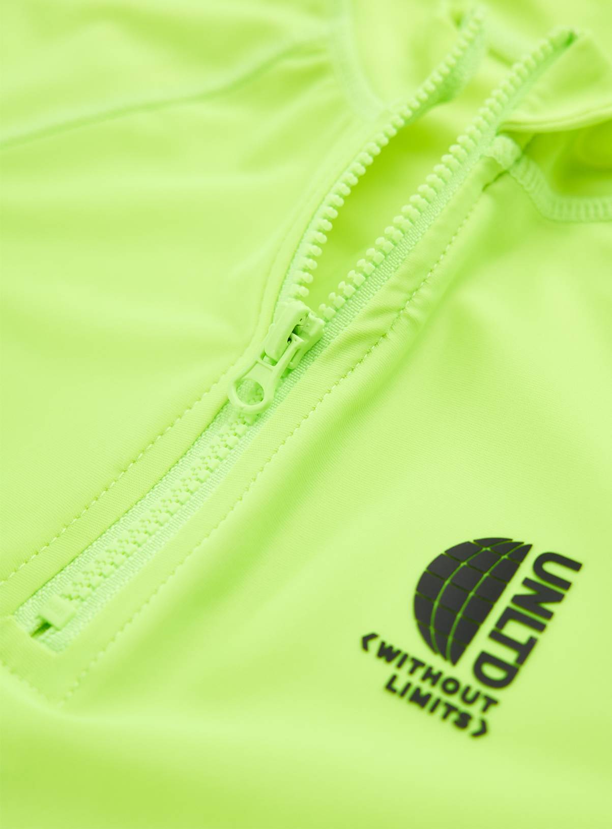 Neon Lime Rash Vest 10-11 years - Image 2